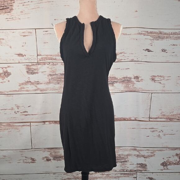 James Perse Sleeveless Tank Dress Black Size 3 = Large - Picture 1 of 7